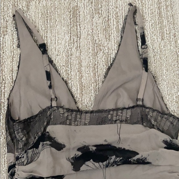 Elizabeth & James purple floral Alita dress 0 xs - Picture 4 of 8